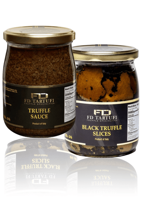 FD Tartufi Black Truffle Slices Truffle Sauce