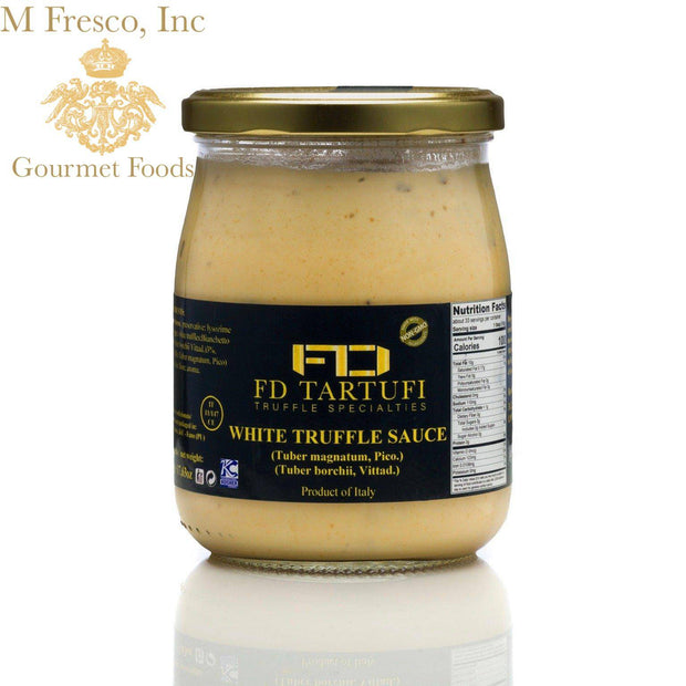 FD Tartufi White Truffle Sauce (500g) 17.65oz - M Fresco, Inc 